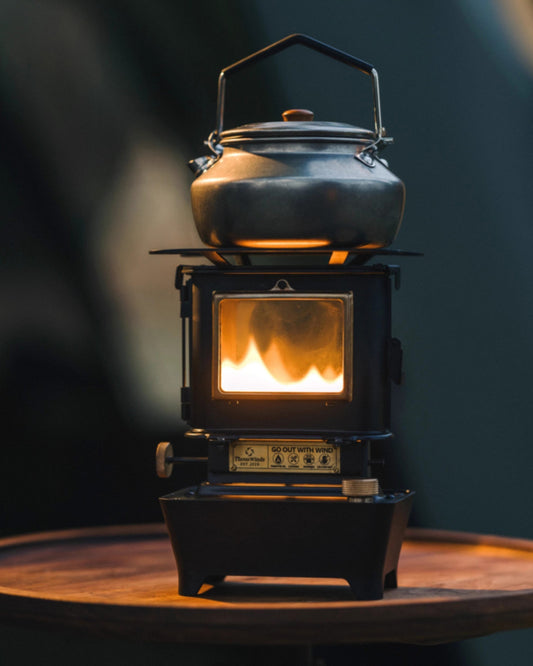 ⛺️Fire Dance Kerosene Stove and Heater(Fire Dance Fire Oil Furnace Lamp Black + Baking dish)