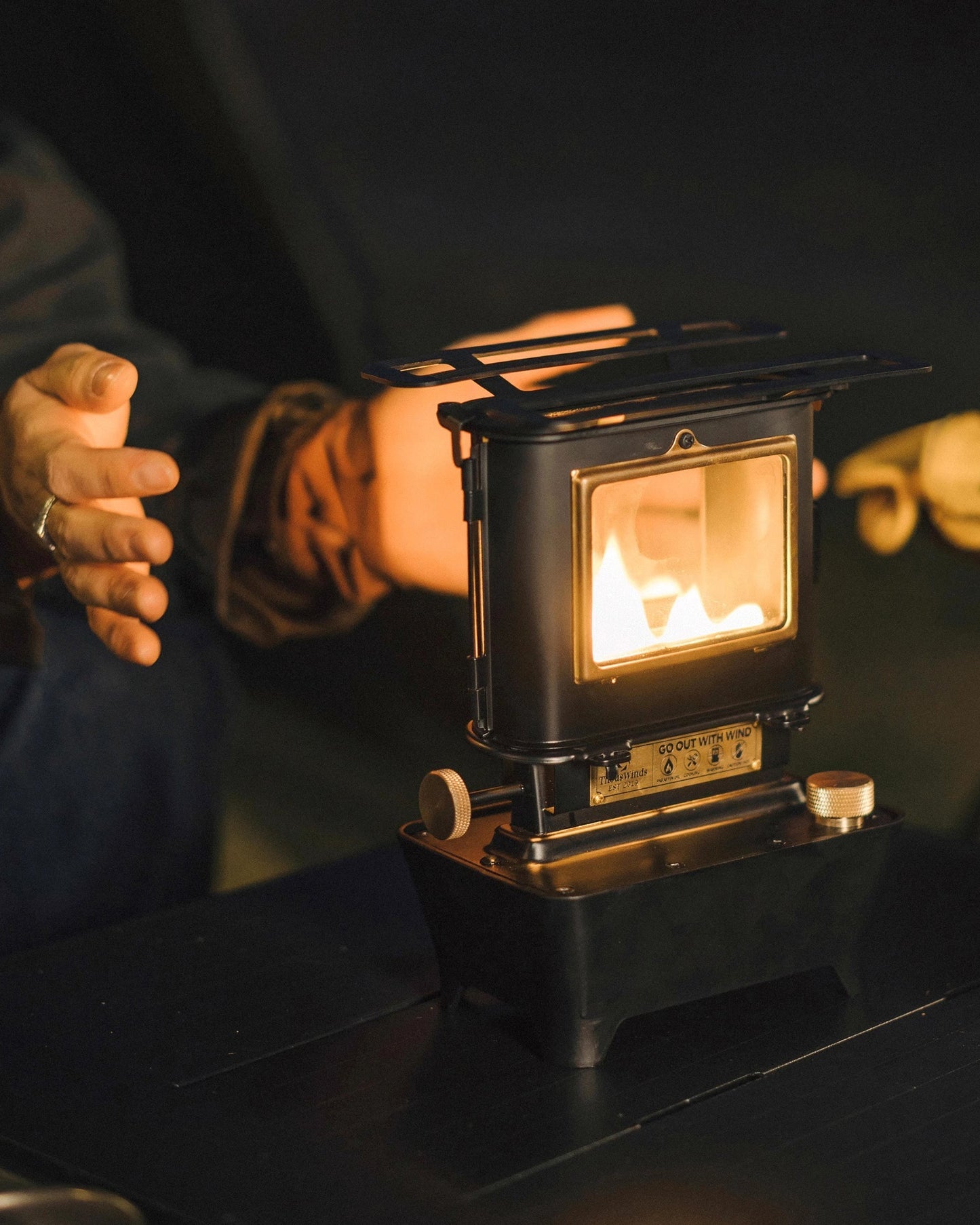 ⛺️Fire Dance Kerosene Stove and Heater(Fire Dance Fire Oil Furnace Lamp Black + Baking dish)