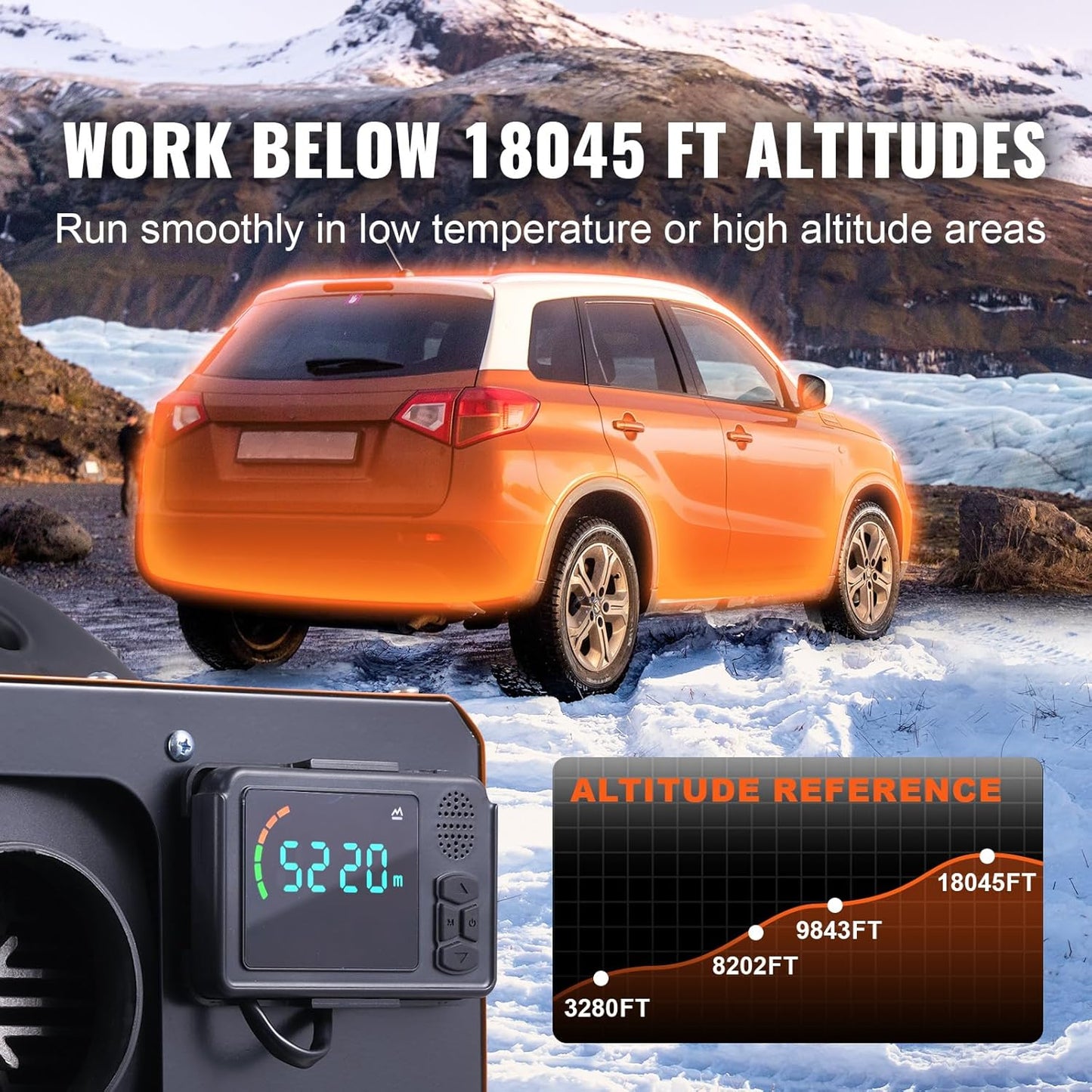 Diesel Air Heater, Portable All-in-One with Bluetooth, Remote & Altitude Adjustment