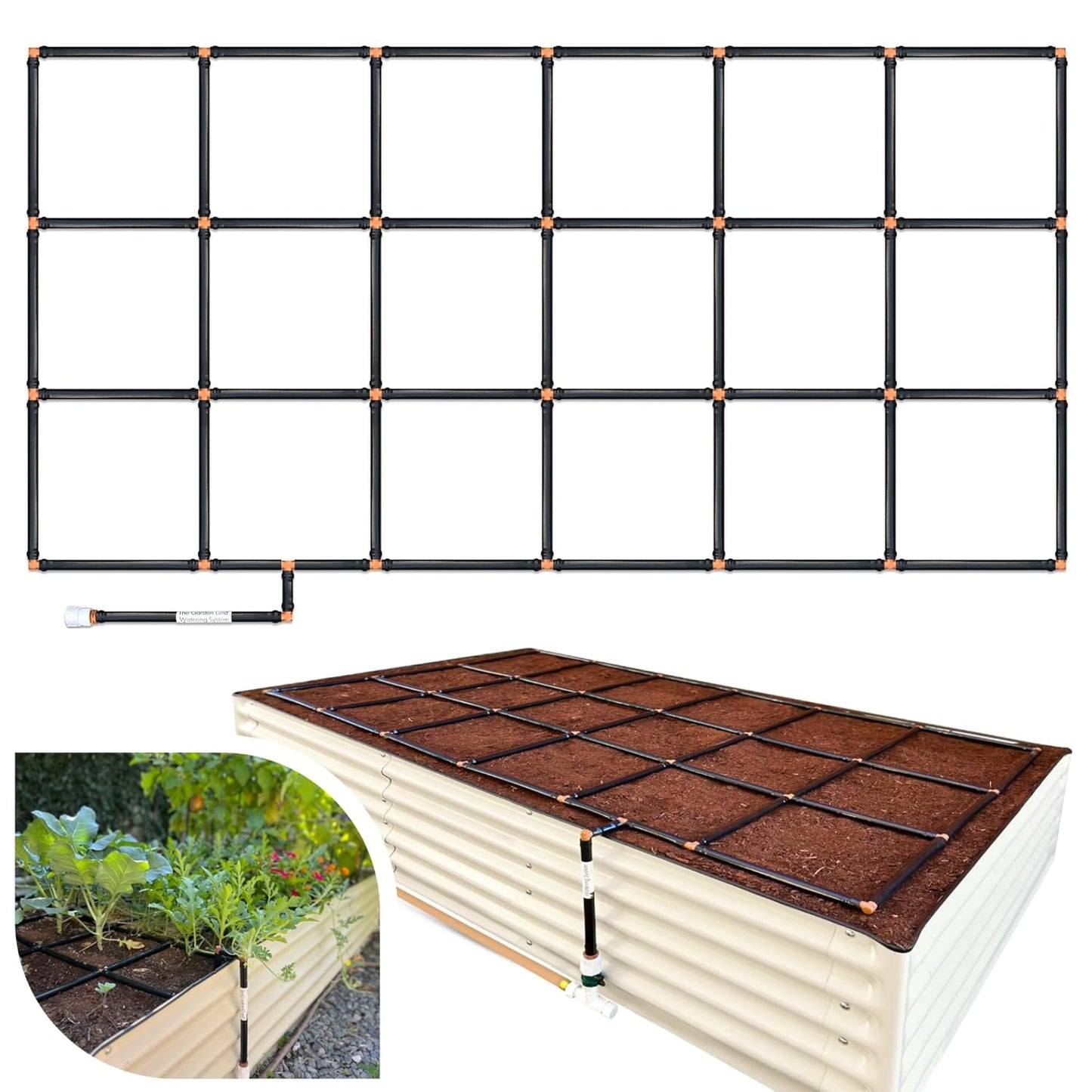 Garden Grid Watering System