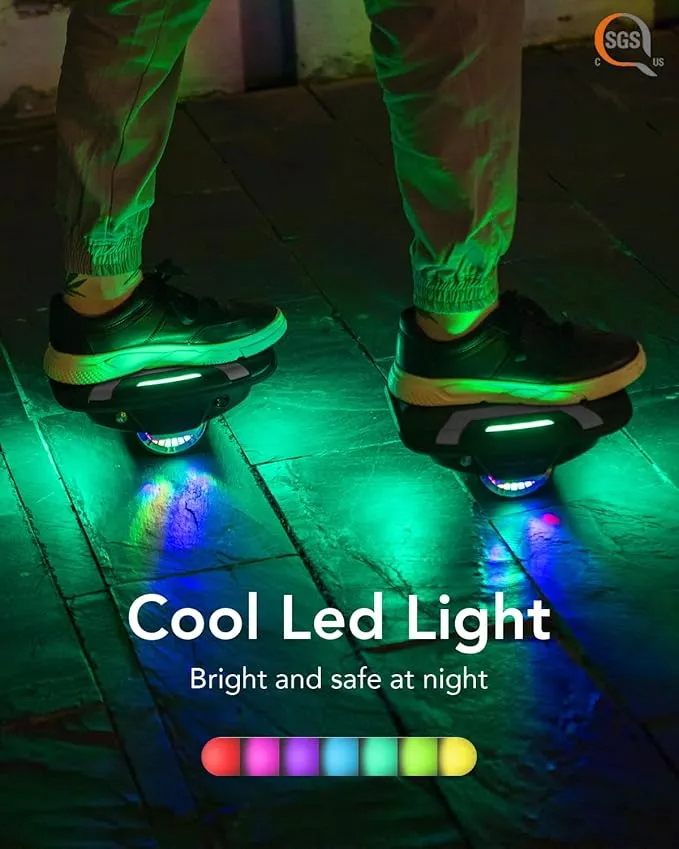 Electric Hoverboard with LED Lights