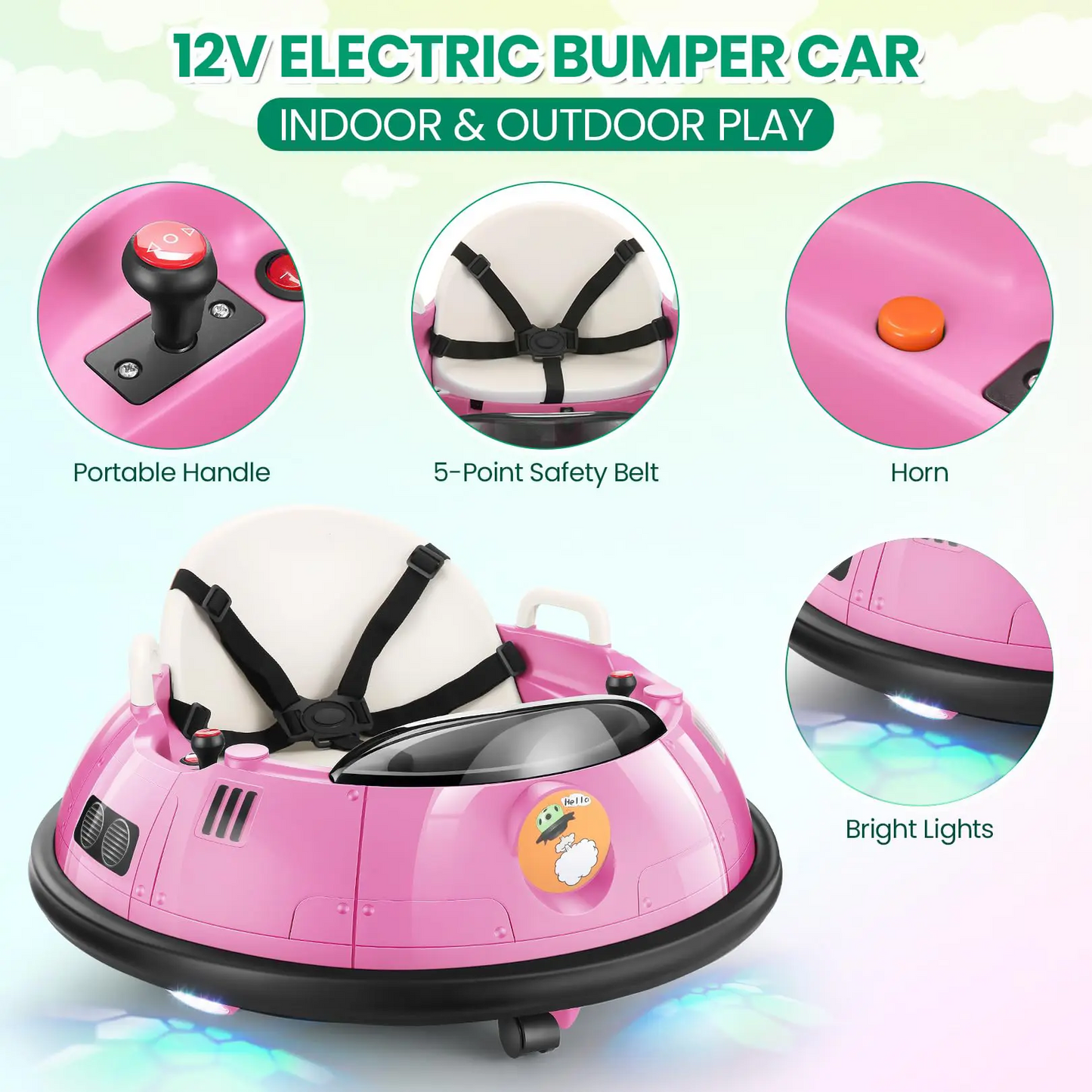 🔥Kids Bumper Car with Remote Control