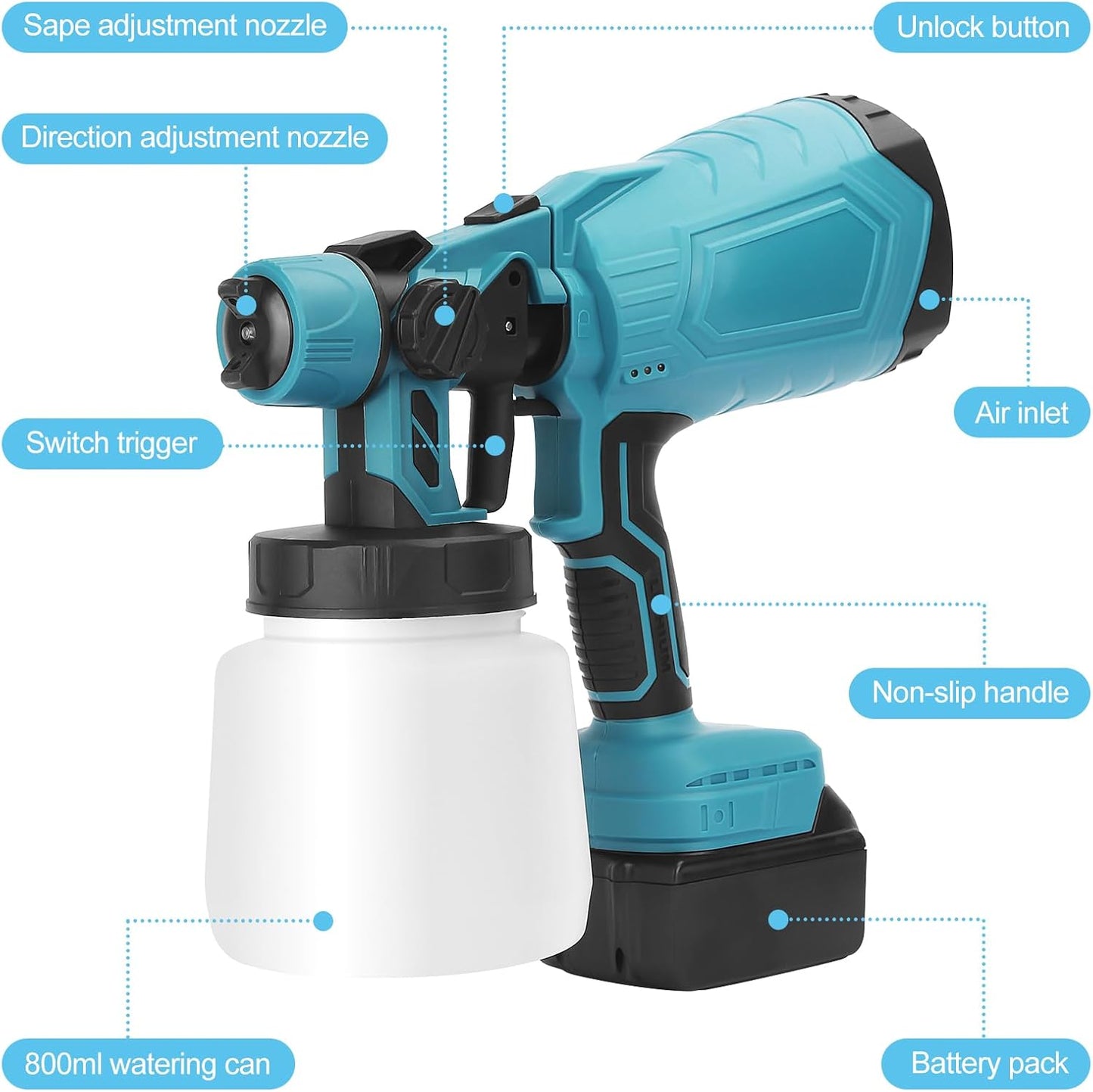 🔥This week special sales 🔥 Cordless high pressure paint sprayer