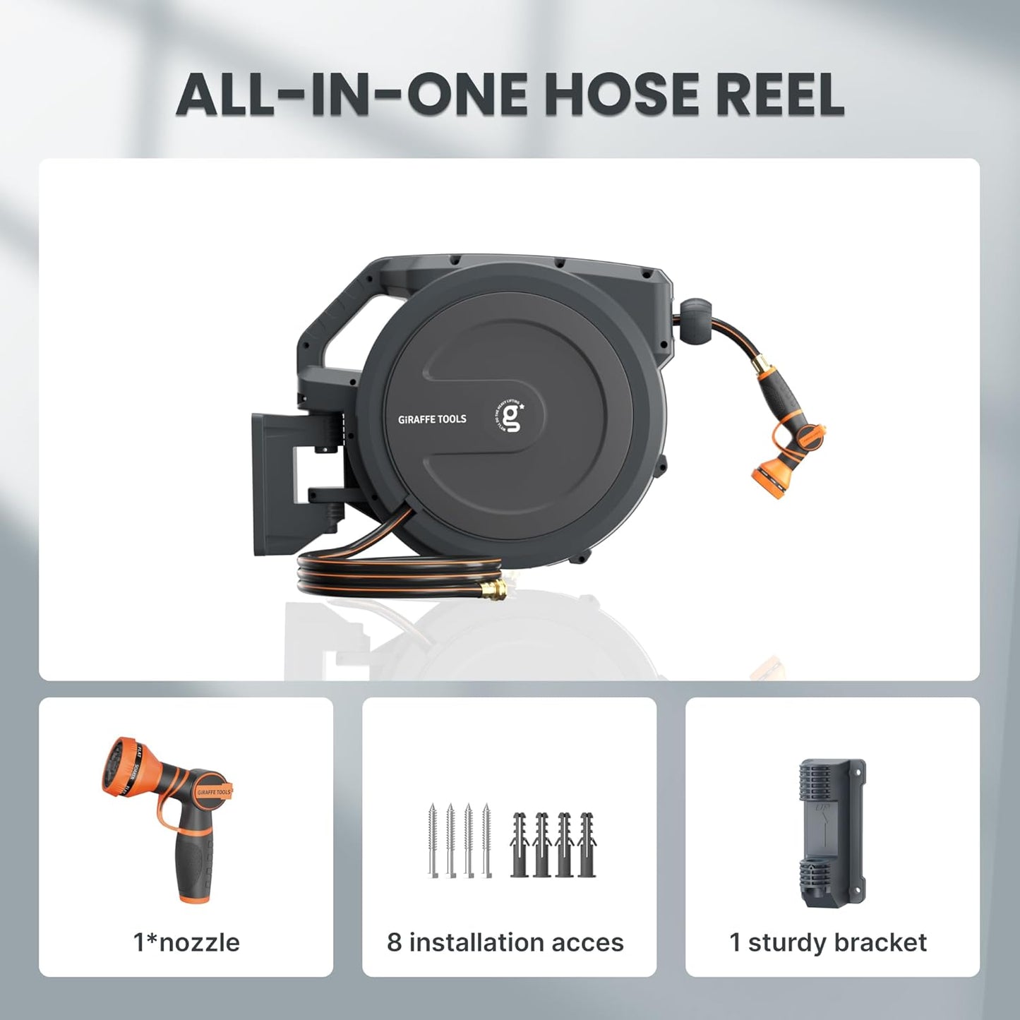 Retractable Garden Hose Reel