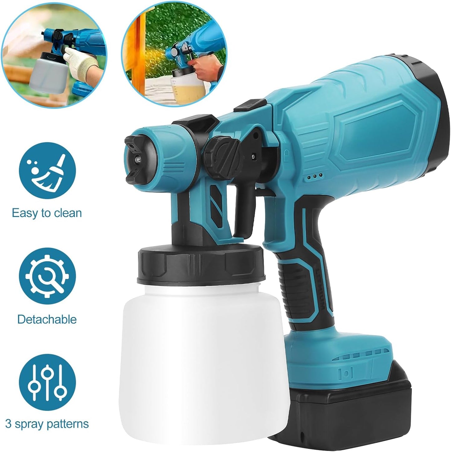 🔥This week special sales 🔥 Cordless high pressure paint sprayer