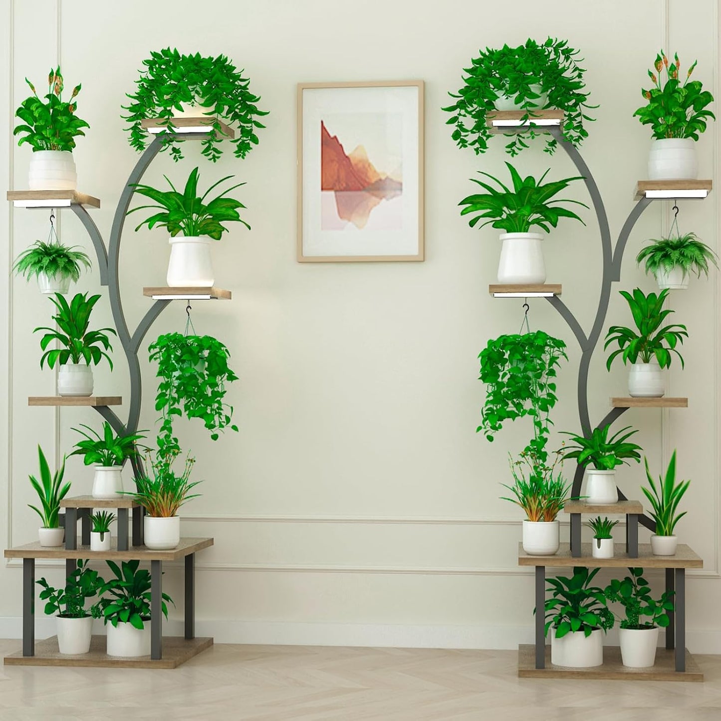 Plant Stand Indoor with Grow Light