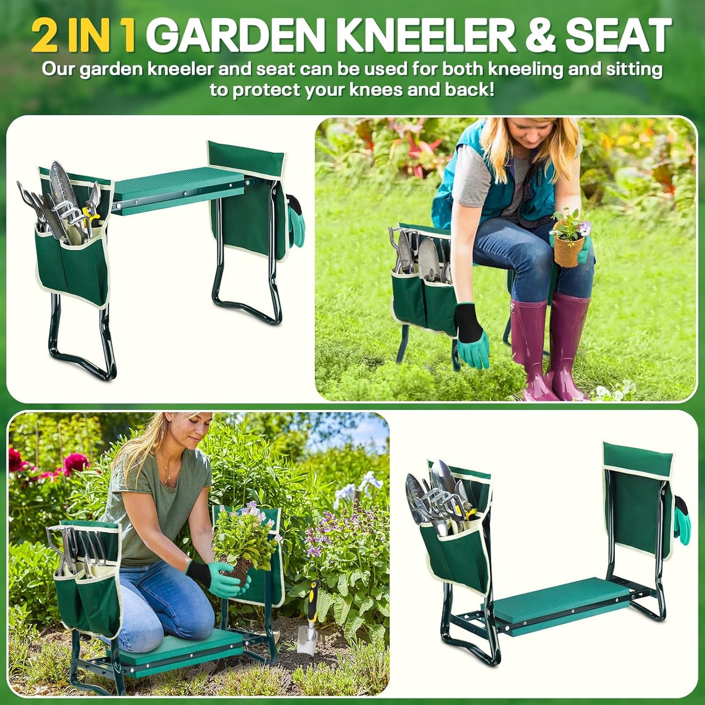 2 in 1 Garden Kneeler and Seat