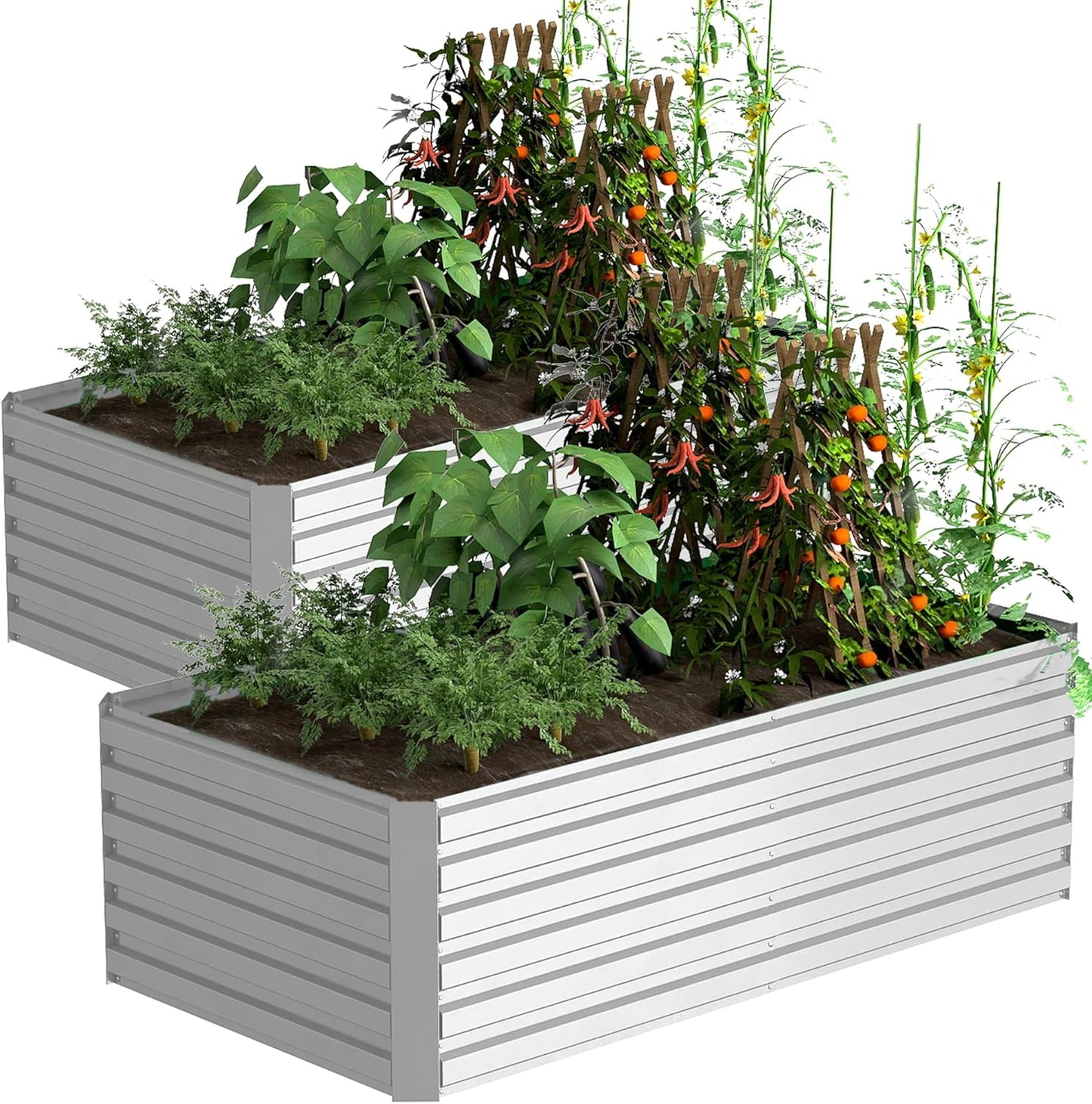 Galvanized Raised Garden Bed